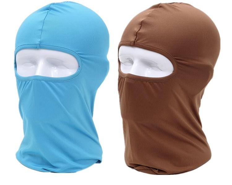 Wholesale Custom Logo 100% Polyester Distressed Face Mask Full Face Cover Ski Mask SkiMask1 Hole Balaclava