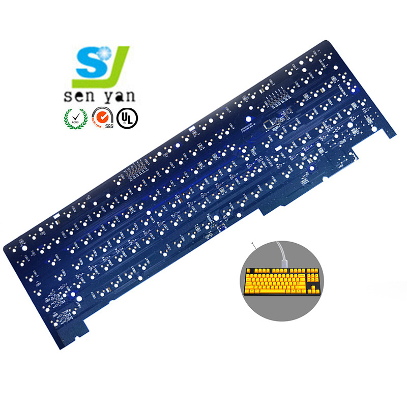 Keypad pcb Cx60 Mechanical 60% Keyboard Pcb 60 80% 65% 75% Rgb Hot Swap Pcba Circuit Boards With Gerber Files And Bom