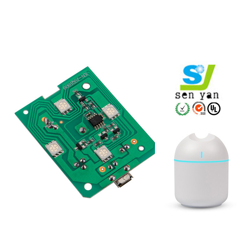 Custom Portable Mini Small Aroma Diffusers Pcba Usb Rechargeable Humidifiers Pcb Printed Circuit Board Manufacture Supplier