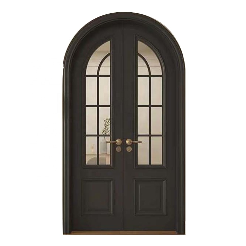 2023 New Door Price List Hot Sale Interior French Swinging Expensive Wooden doors for bedroom