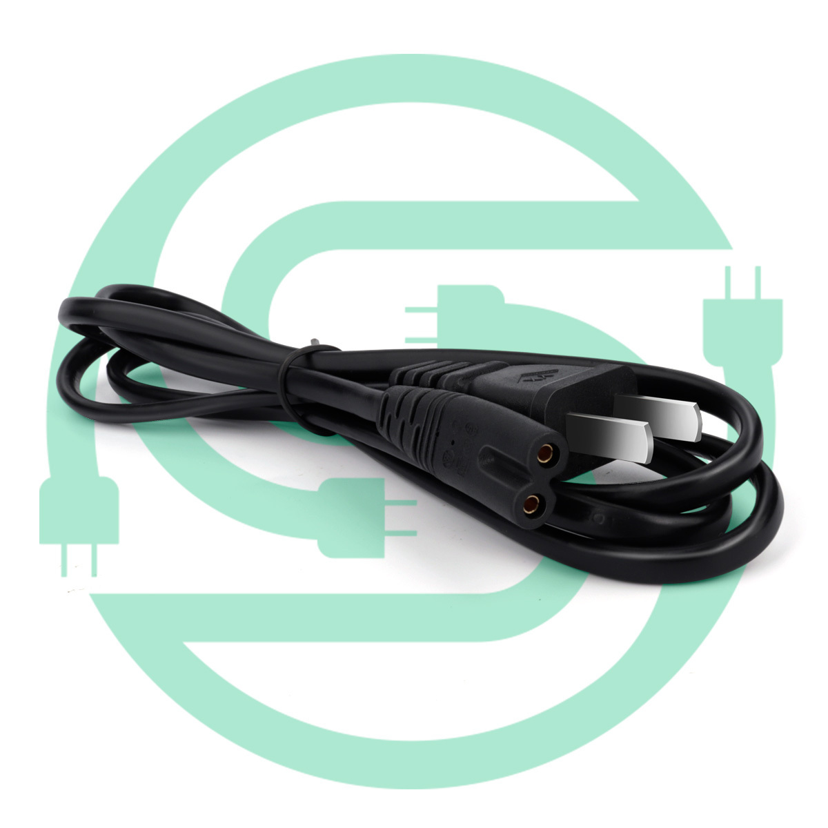 senye cable hot selling USA power cord 2 pin power cable wire for laptop