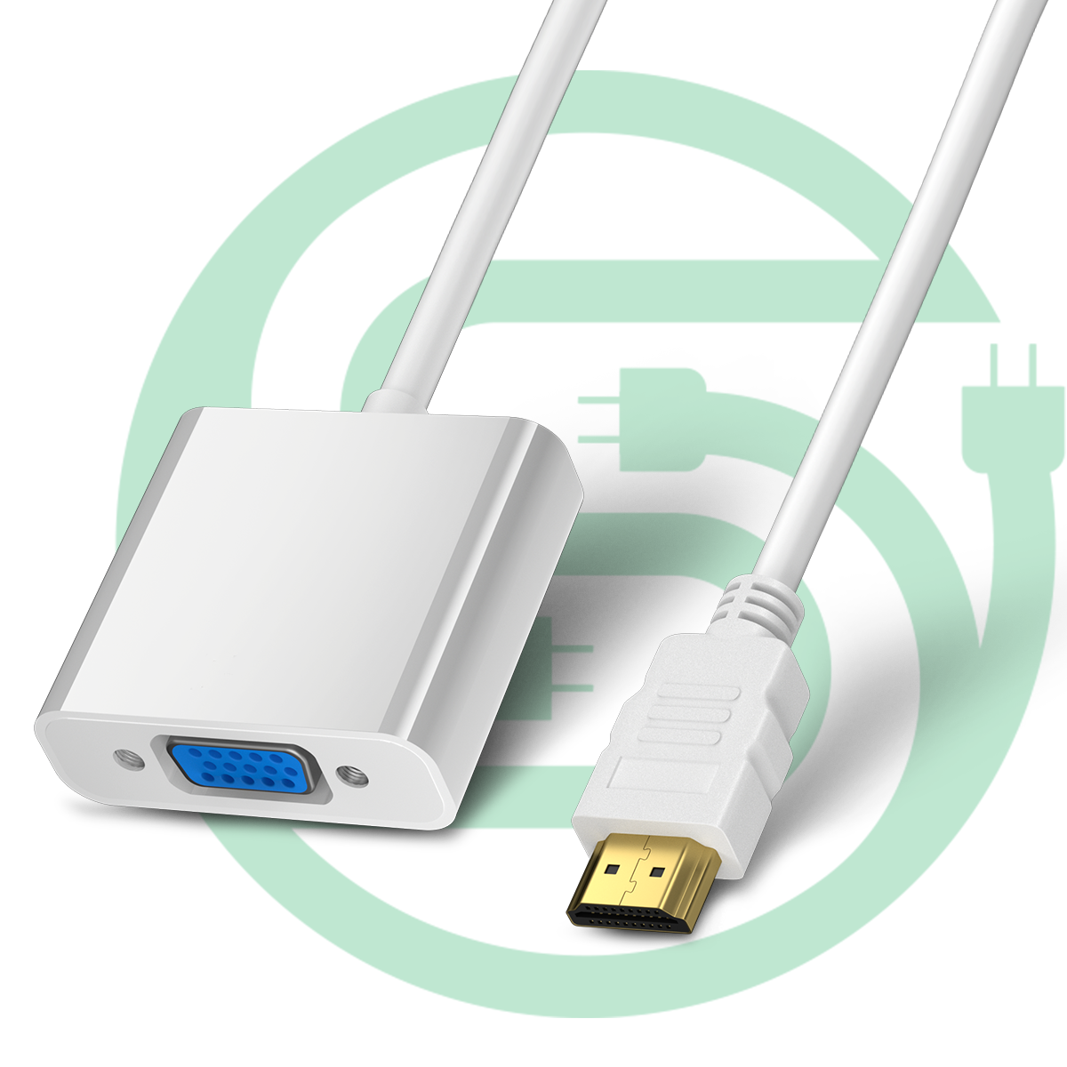 Adapter to Male HDMI M to D-sub (VGA) F,VGA to HDMI VGA Cable HDMI