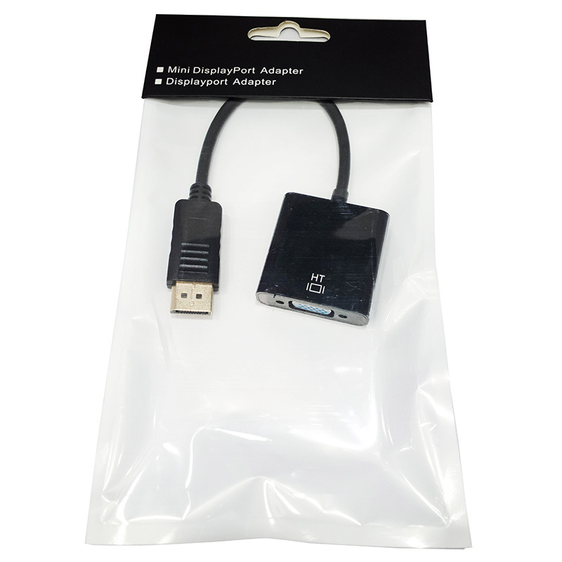 Wholesale 1080P 60hz Gold Plated Displayport DP to vga adapter Display port male to vga female converter cable for monitor