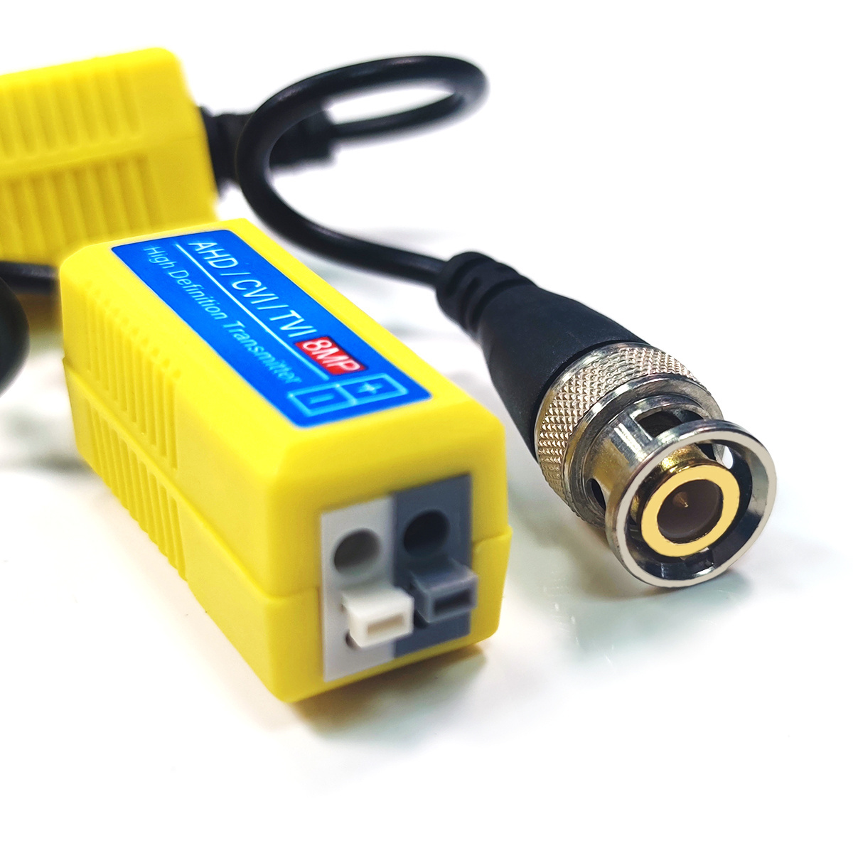 Twisted wire transmitter monitoring video anti-interference device 8MP 1080P HD-TVI/CVI/AHD  Video Balun