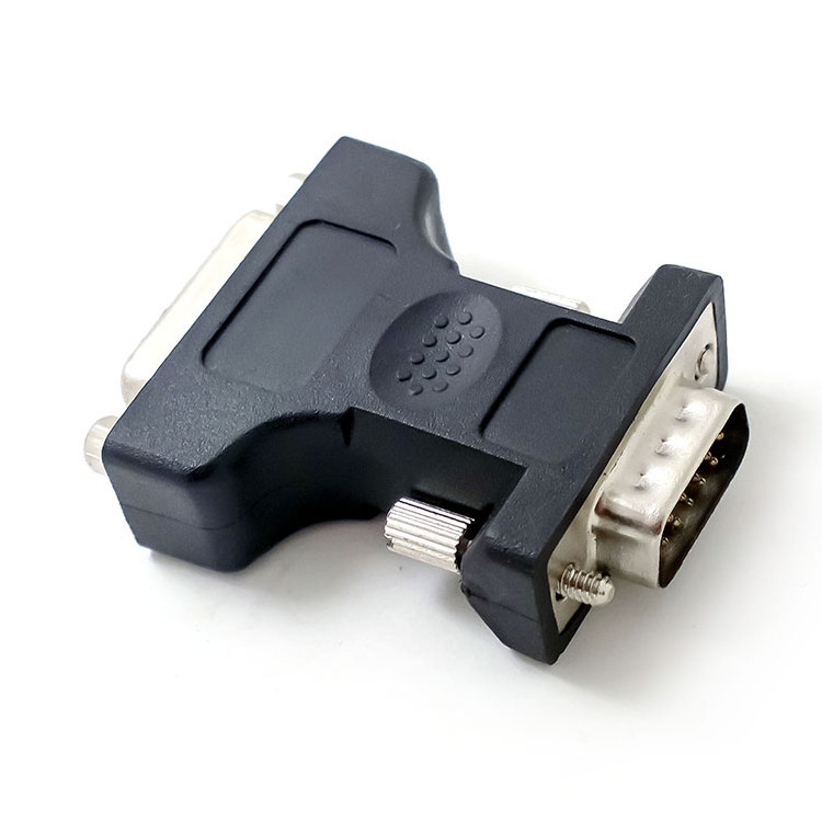 Wholesale direct sale DVI-I to VGA Cable Adapter - Black - F / M - DVI I to VGA Adapter for Your VGA Monitor or Display