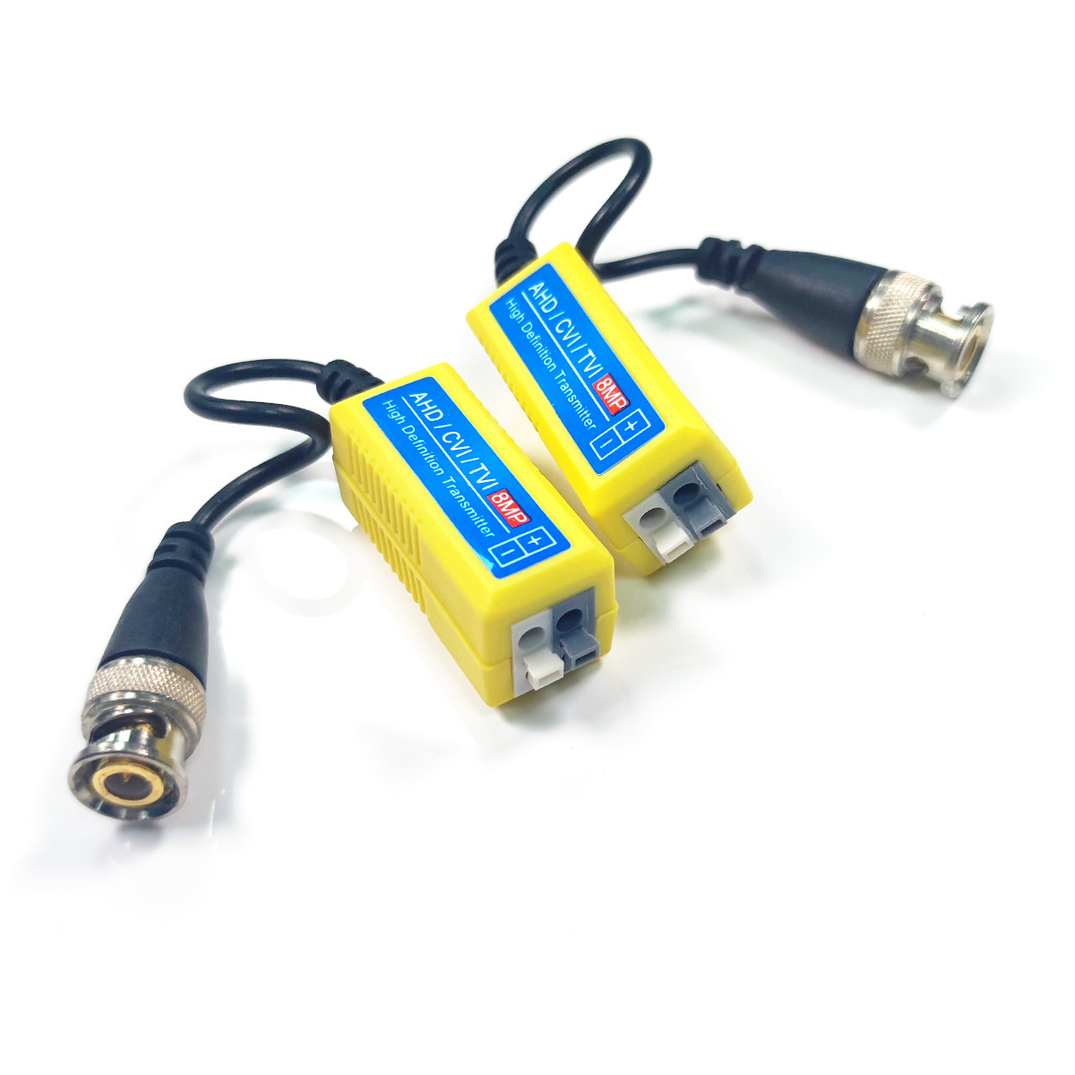 Twisted wire transmitter monitoring video anti-interference device 8MP 1080P HD-TVI/CVI/AHD  Video Balun