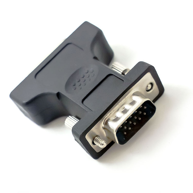 Wholesale direct sale DVI-I to VGA Cable Adapter - Black - F / M - DVI I to VGA Adapter for Your VGA Monitor or Display