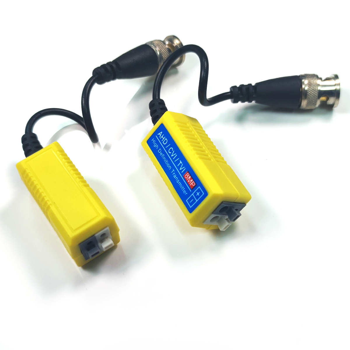 Twisted wire transmitter monitoring video anti-interference device 8MP 1080P HD-TVI/CVI/AHD  Video Balun