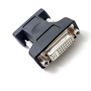 Wholesale direct sale DVI-I to VGA Cable Adapter - Black - F / M - DVI I to VGA Adapter for Your VGA Monitor or Display