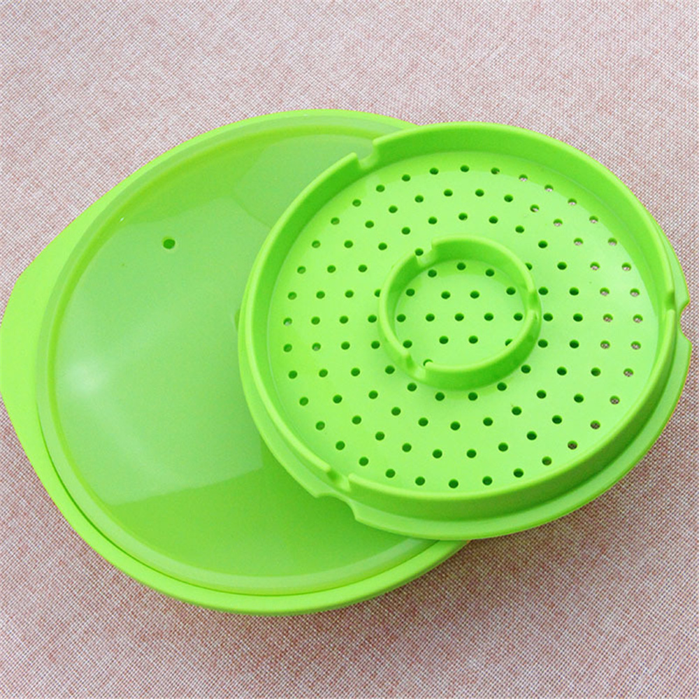 Silicone Steamed Fish Box Household Microwave Food Seafood Vegetable Steamer with Lid Kitchen Accessories