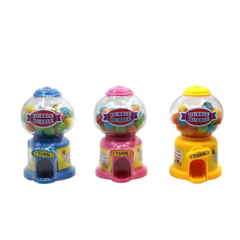 Toy Candy Plastic Dispenser Mini Bubble Gum Candy Machine Gumball Dispenser Candy Toy