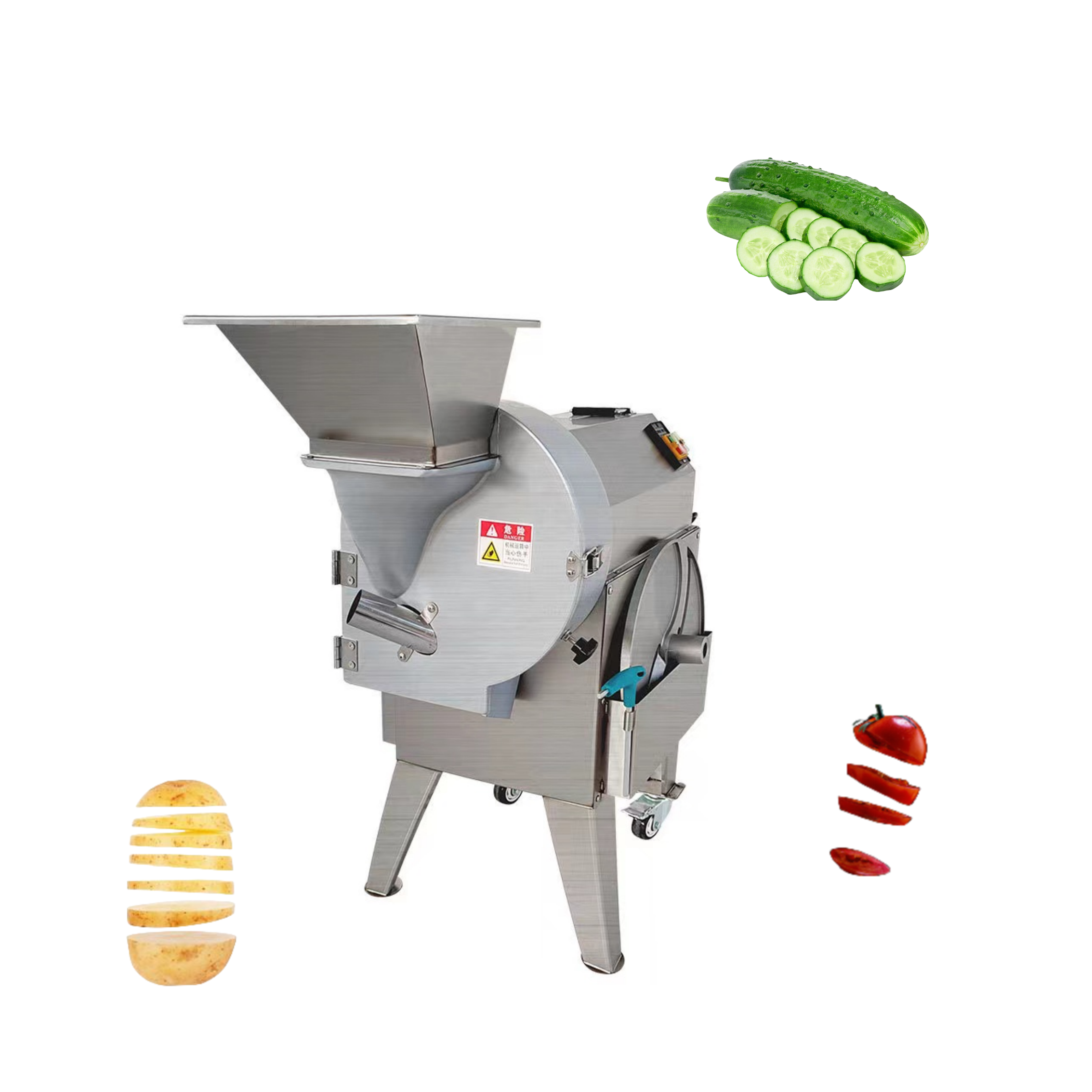 Restaurant Commercial Onion Slicer Mushroom Dicing Machine Ginger Garlic Chopper