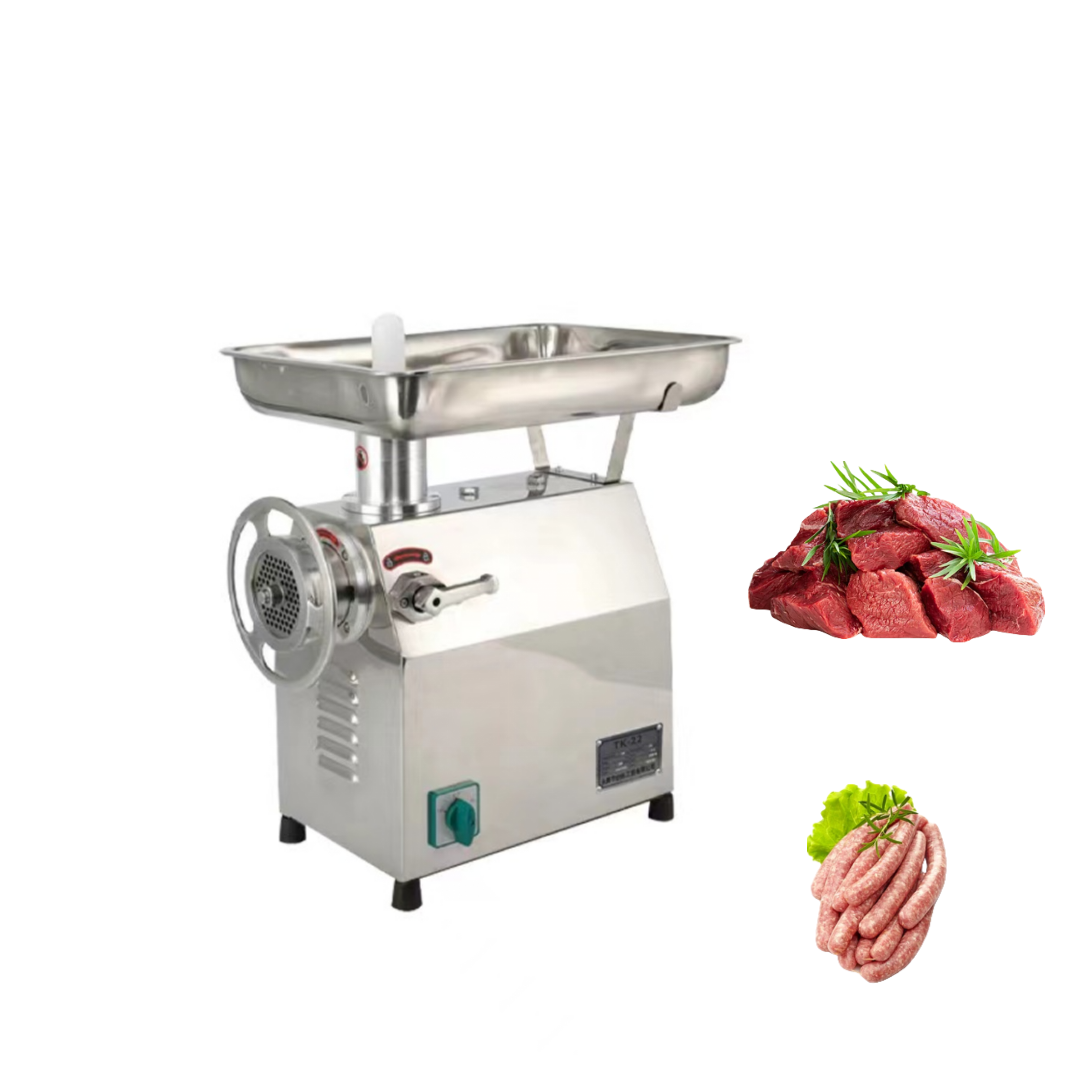 Automatic food enema machine chili garlic turmeric churning machine fresh meat grinder