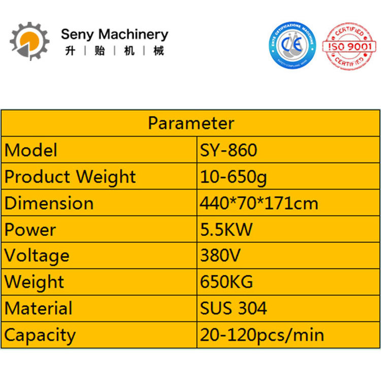 Seny fully automatic frozen momo soup dumpling making machine from China