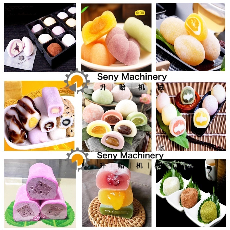 Manufacturer Ice cream mochi machine automatic making encrusting machine production line