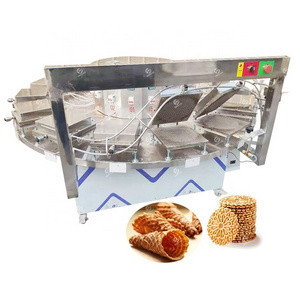 Italian Pizzelle Cookies Rolled Sugar Cone Machine Waffle Ice Cream Cone Making Machine