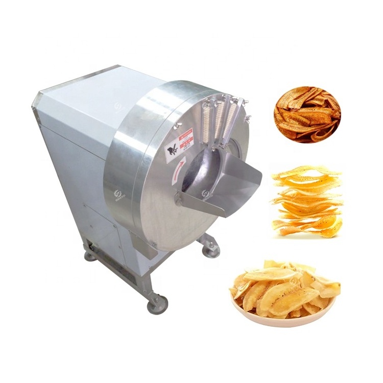 Popular banana plantain long chips cutting machine banana plantain slicer slicing machine