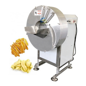 Popular banana plantain long chips cutting machine banana plantain slicer slicing machine