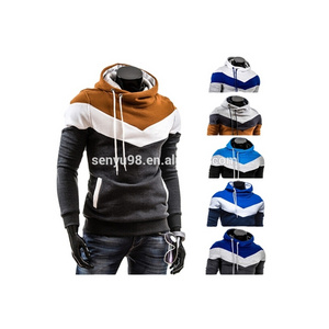 custom design mens sweatshirts two color hoodies 100% cotton sweatshirts wholesale