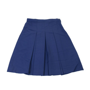 asian school navy cullote skirt pleated primary school girl mini skirt