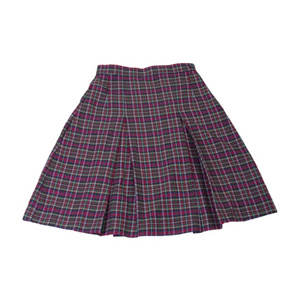 asian school skirt manufacturer pleated checked short skirts design for girl