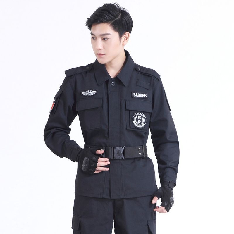 100% cotton security guard uniform, high quality security uniforms wholesale