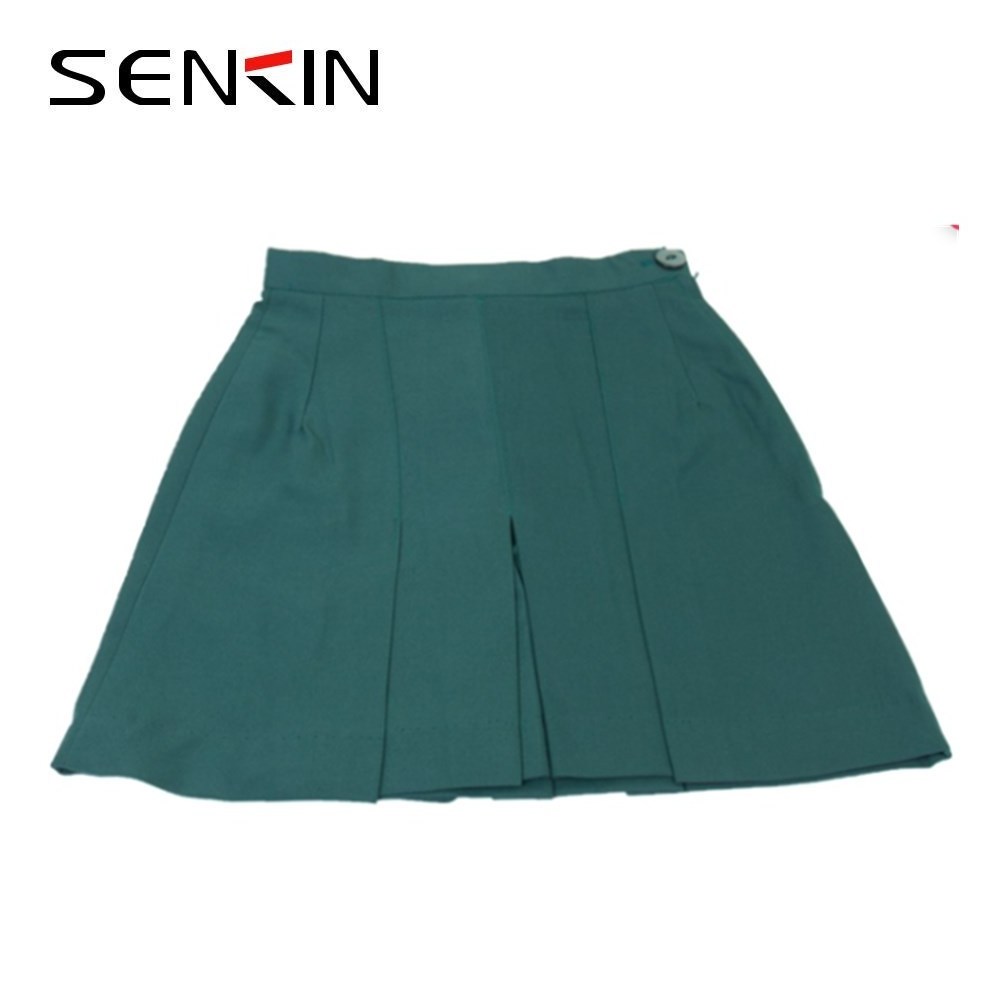 asian school navy cullote skirt pleated primary school girl mini skirt