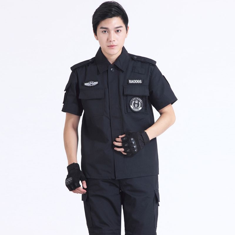 100% cotton security guard uniform, high quality security uniforms wholesale