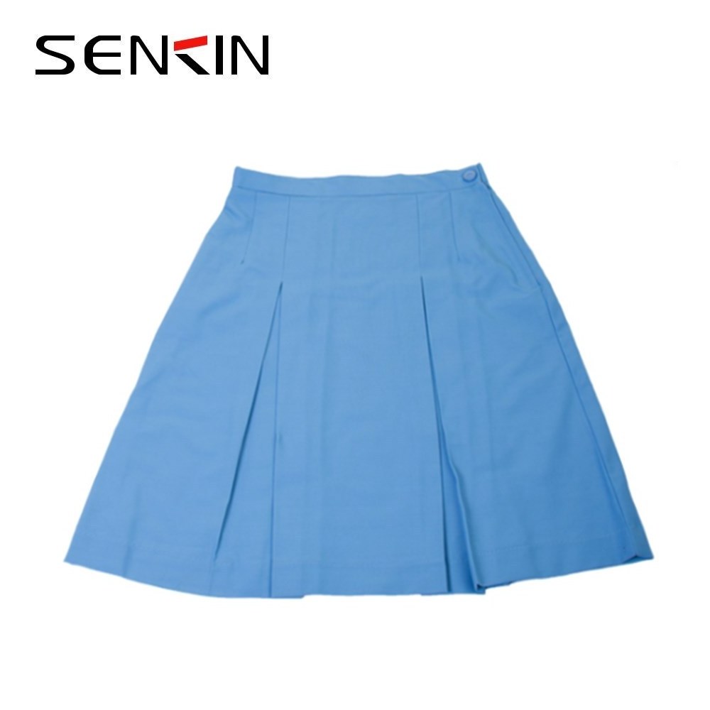 asian school navy cullote skirt pleated primary school girl mini skirt