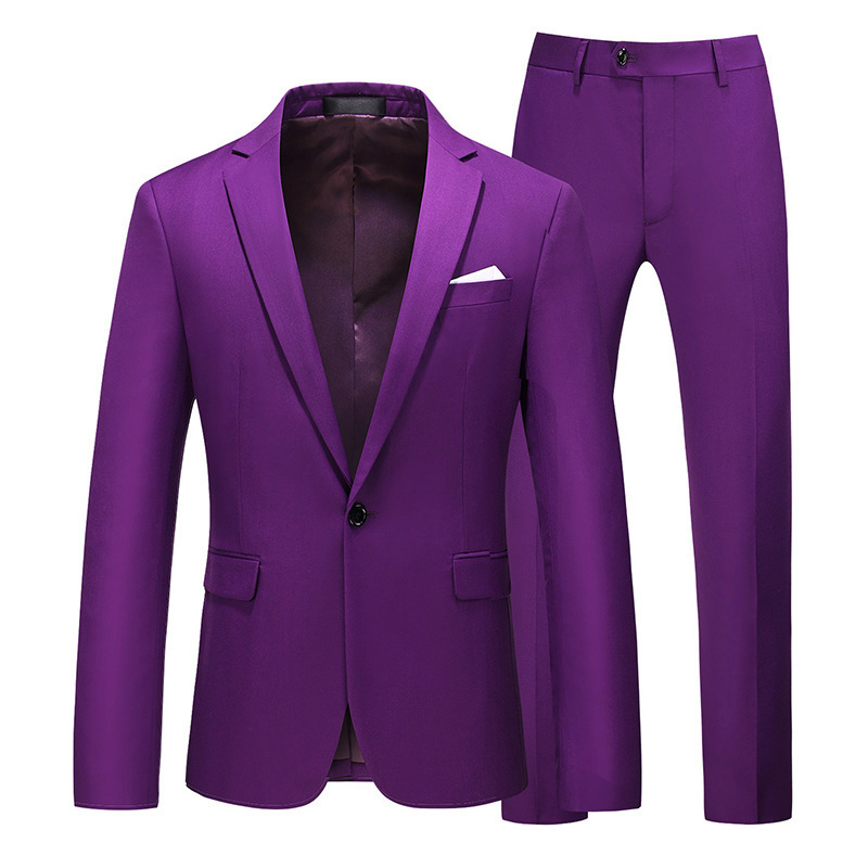 Royal Blue And Yellow Brown Suits  For Men Jacket Suit All Colours Magenta Color Yellow Pink Mens Purple Suit