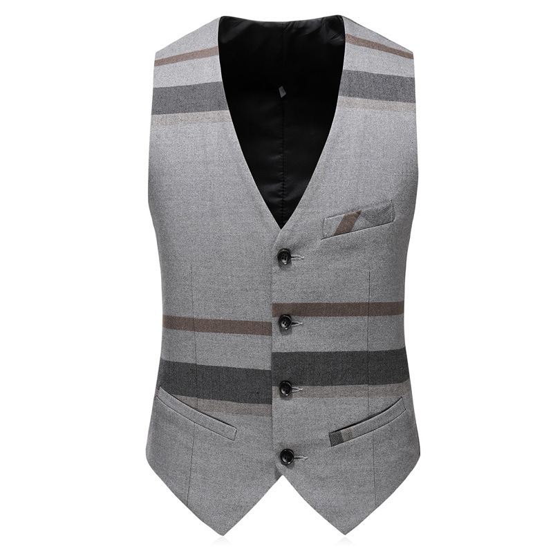 High Quality 3 Pieces For Men Suit Business One Button Men Blazer Full Canvas Prince Of Check Suit