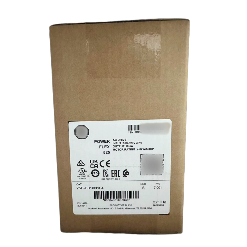 New 25B-D010N104 PowerFlex 525 4kW (5Hp) AC Drive Brand Original 25bd010n104 inverter