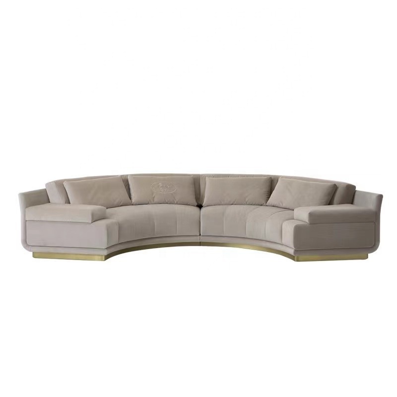 Modern curved sofa design Artu round sectional sofa