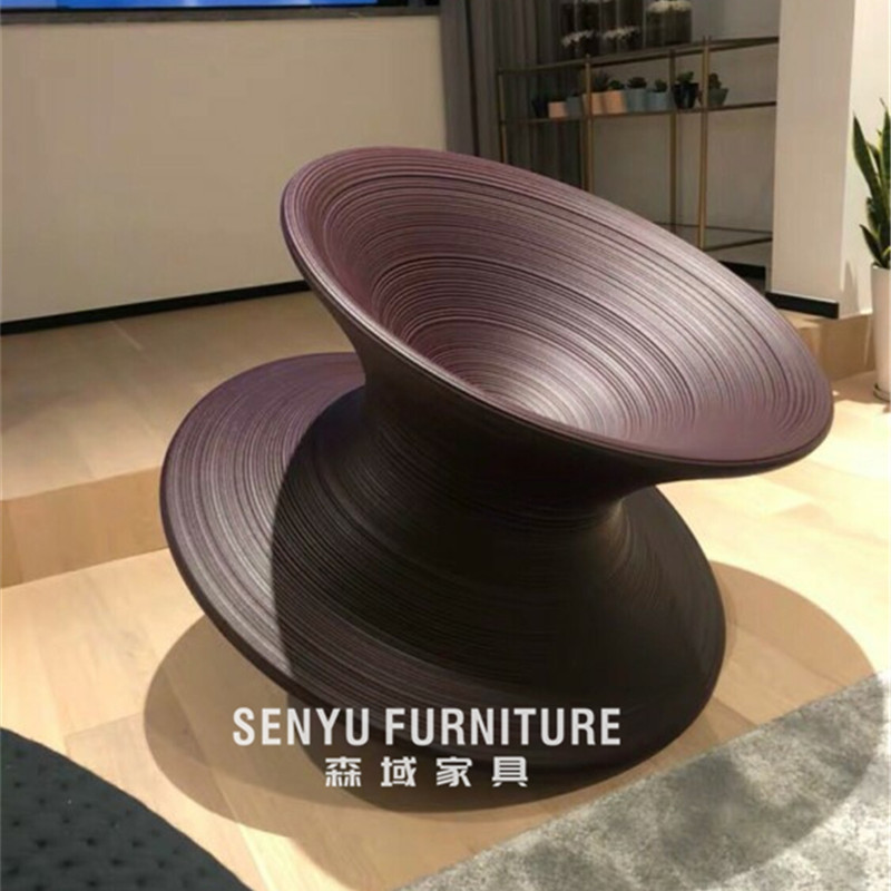 Hot selling modern Indoor-outdoor wholesale magic rotating spun chair