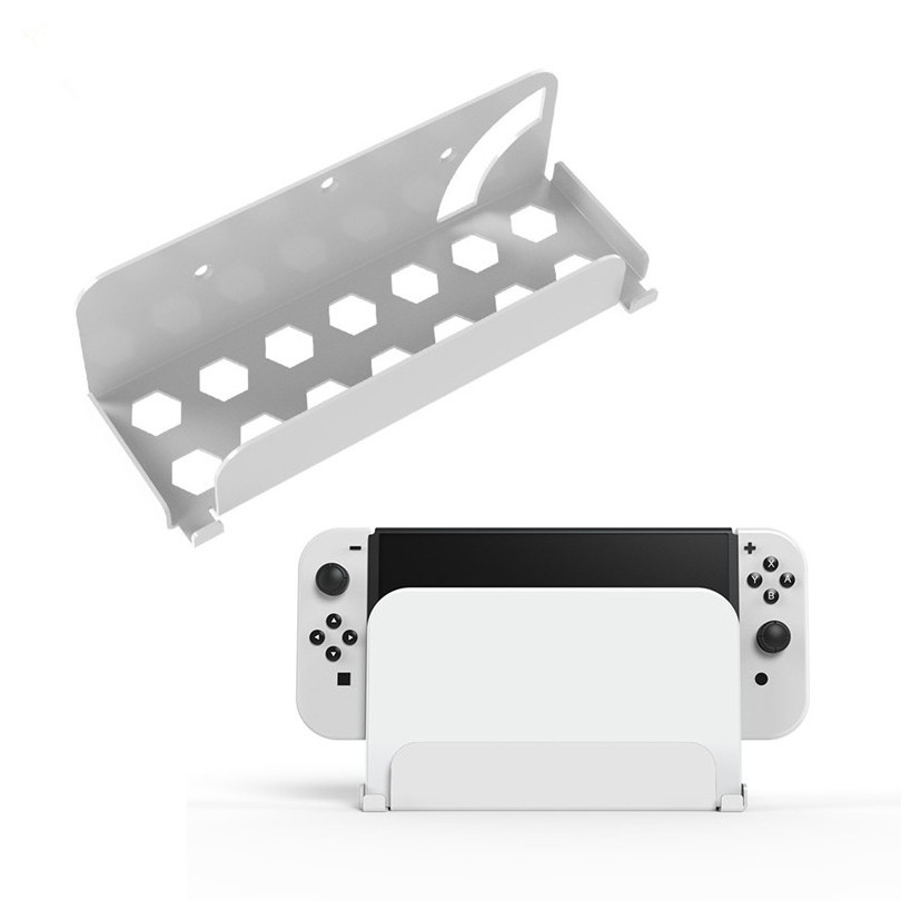 SYY Metal Wall Mount Storage Mount Hanging  Storage Stand Bracket for Switch OLED