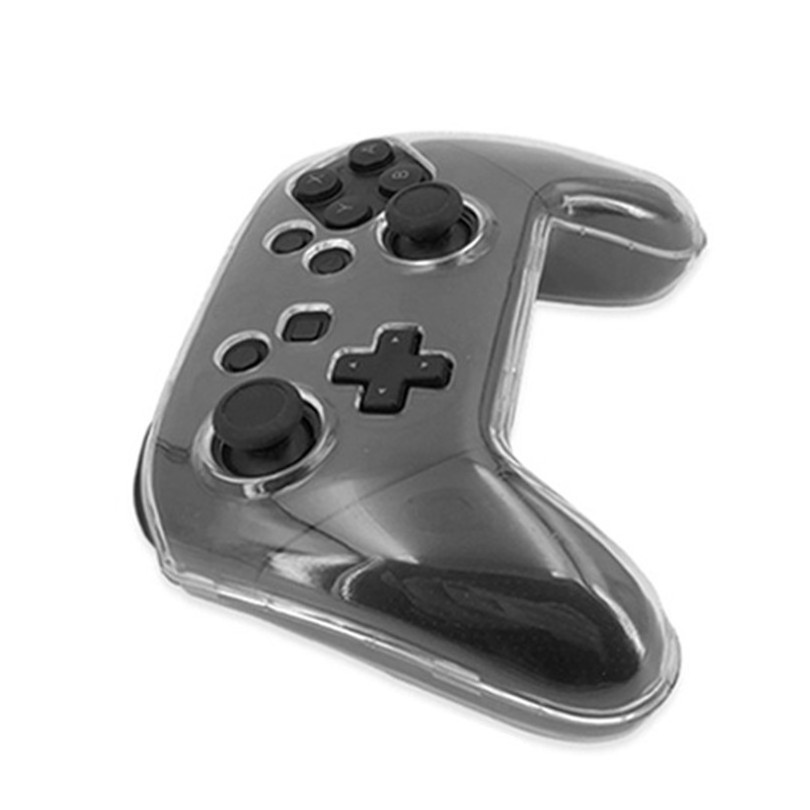 SYY Anti-scratch Hard Shell Waterproof Crystal Clean Protective Skin PC Case for Switch Pro Controller