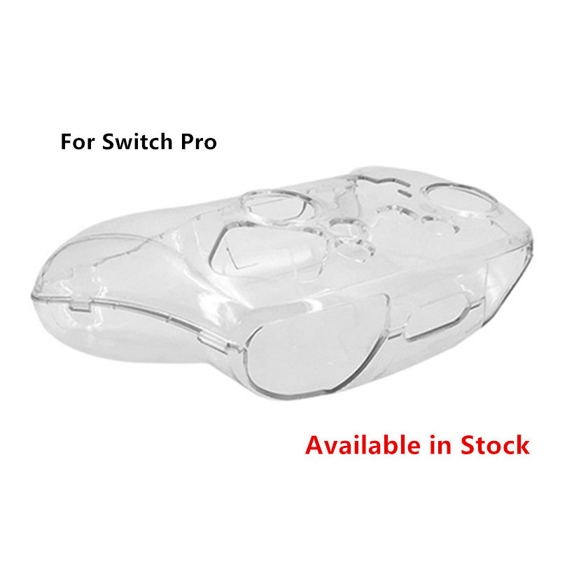 SYY Anti-scratch Hard Shell Waterproof Crystal Clean Protective Skin PC Case for Switch Pro Controller