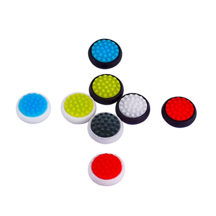 SYY Double Color Silicon Joystick Grip Cover Thumb Protector Cap for NS Nintendo Switch OLED