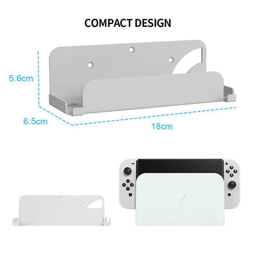 SYY Metal Wall Mount Storage Mount Hanging  Storage Stand Bracket for Switch OLED