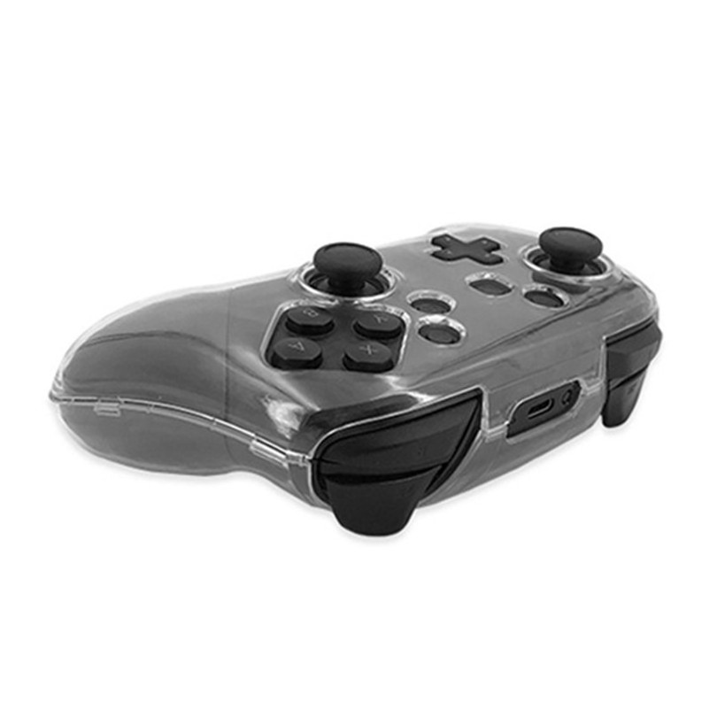 SYY Anti-scratch Hard Shell Waterproof Crystal Clean Protective Skin PC Case for Switch Pro Controller