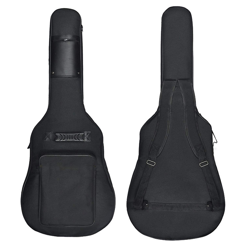 Guitar Bag Acoustic Reinforced 0.35 Inch Thickness Foam Soft Padded Guitar Case for 43 Inches Acoustic Classical Guitars