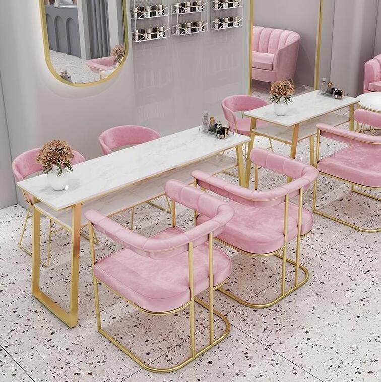 Foshan Great Modern Luxury Cheap Price Manicure Station Nail Salon Table Manicure Table For Beauty Salon