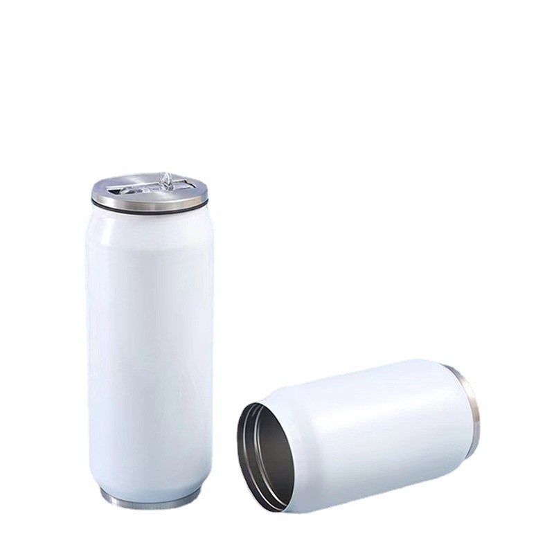 350ml 500ml DIY Sublimation Cola can water bottle double wall stainless steel tumbler insulated vacuum blank