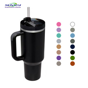 customized Double Wall Vacuum Insulated Stainless Steel  40oz tumbler quencher h2.0 flowstate with Handle