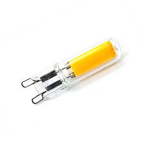 Modern Pendent Light Led Bulb, Clear Glass Material 2W 3W G9 4000K COB LED Halogen Bulb 12V