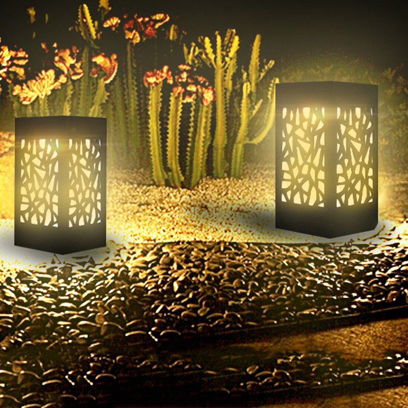 SA7209 Outdoor Garden Post Lantern lamp solar Pillar Lights Waterproof IP65 Garden Stigma Column solar Light