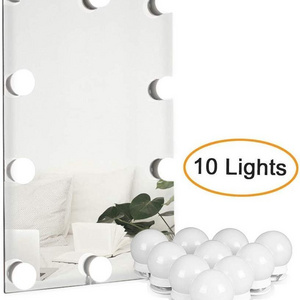 4m LED Vanity Mirror Lights Kit, Make up Lights with 10 dimmable light bulb, three light color modes makeup mirrors light