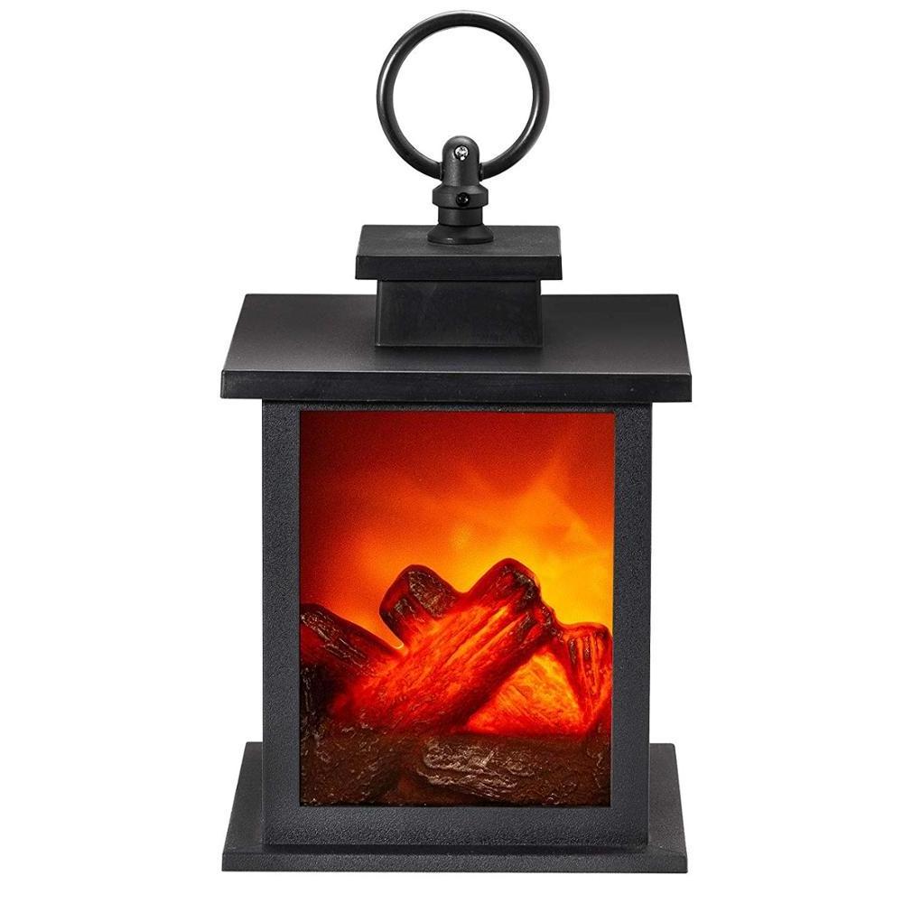 Fireplace lamp home Decor Small LED Flame Effect Log Fire Place Light