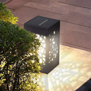 SA7209 Outdoor Garden Post Lantern lamp solar Pillar Lights Waterproof IP65 Garden Stigma Column solar Light