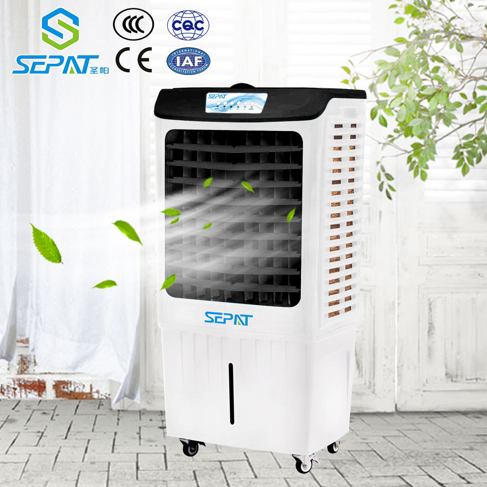 SEPAT SF-40 3 sides cooling pad hot selling small  solar fan air water cooler